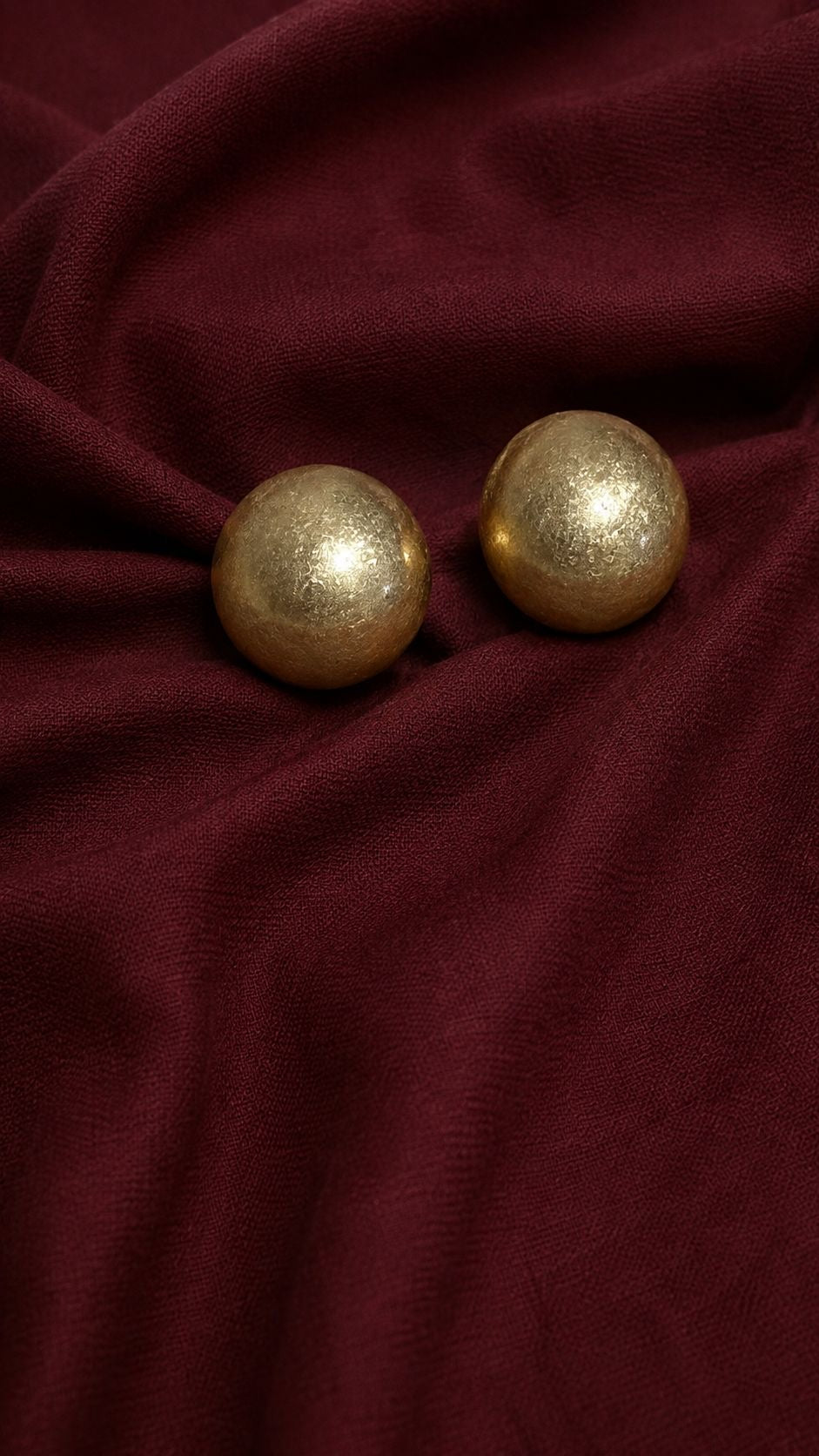 Orecchini Sfera Martellata