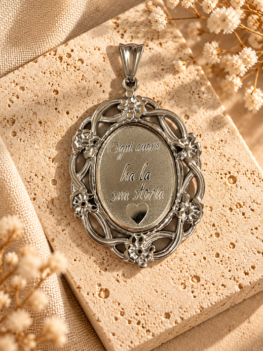 Ciondolo “ogni cuore ha la sua storia “