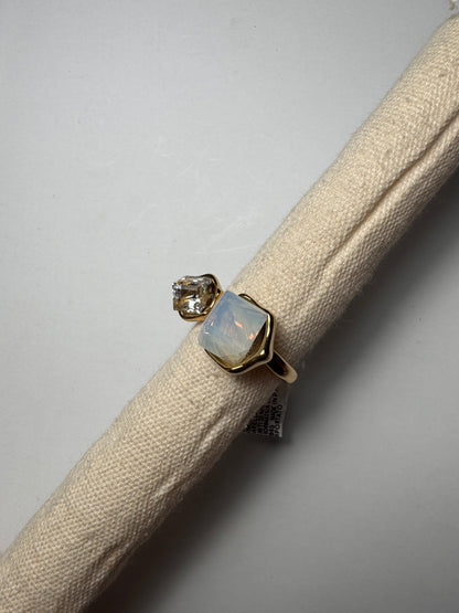 Anello pietra bianca