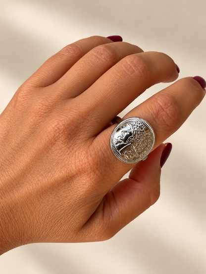 Anello medaglione